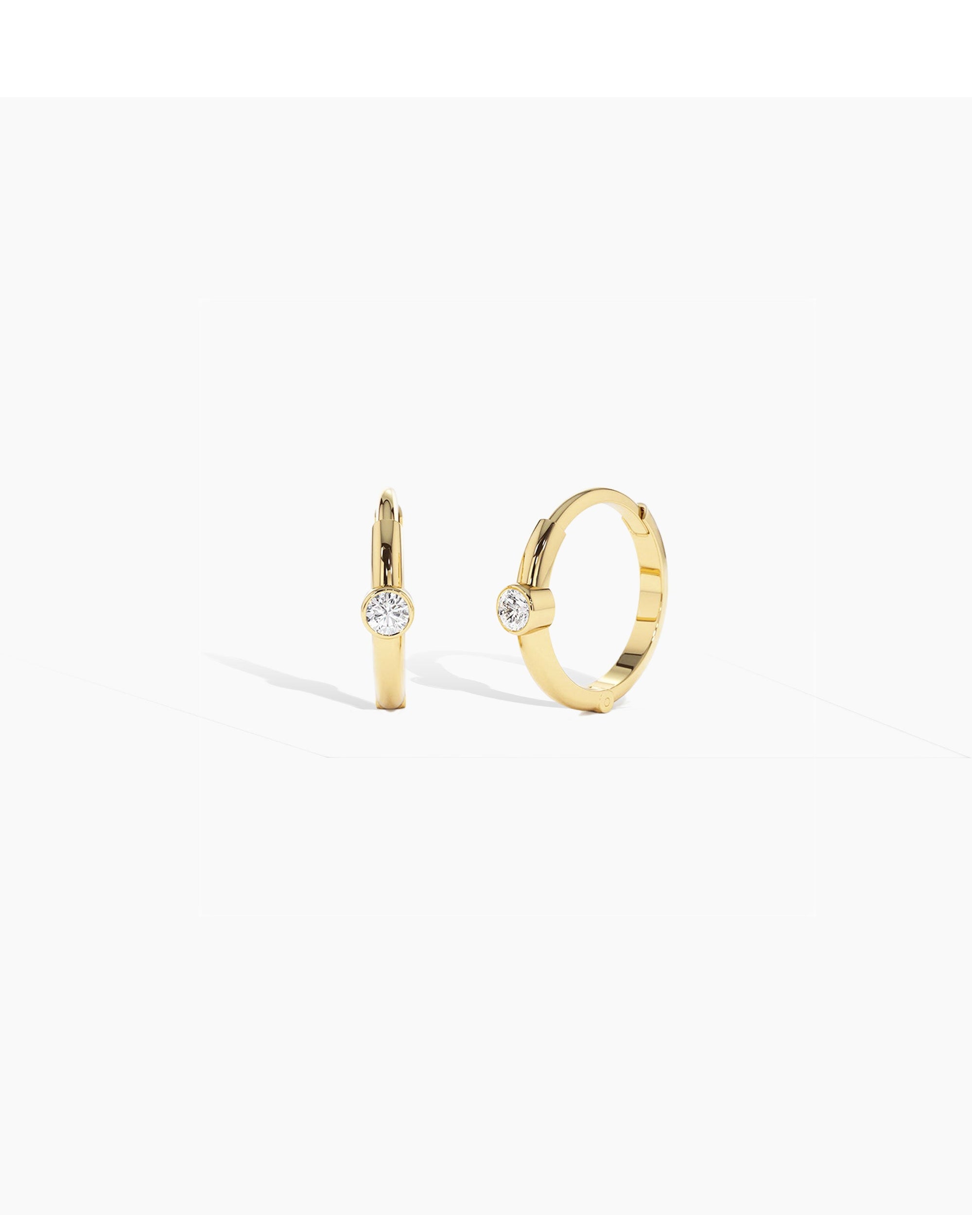 Lyon Rivière Diamond Mini Hoop Earrings