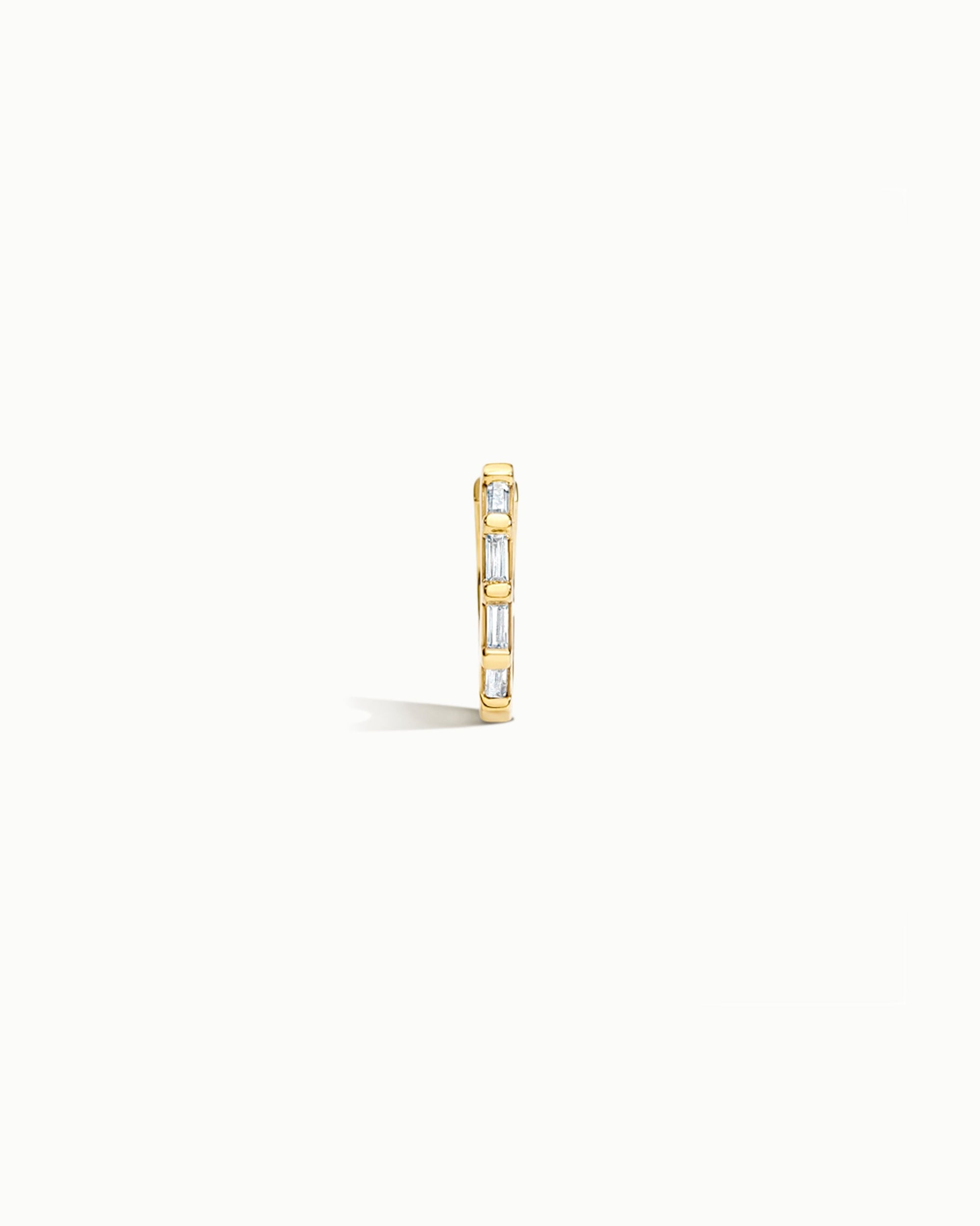 Cannes Festival Diamond Hoop Earrings