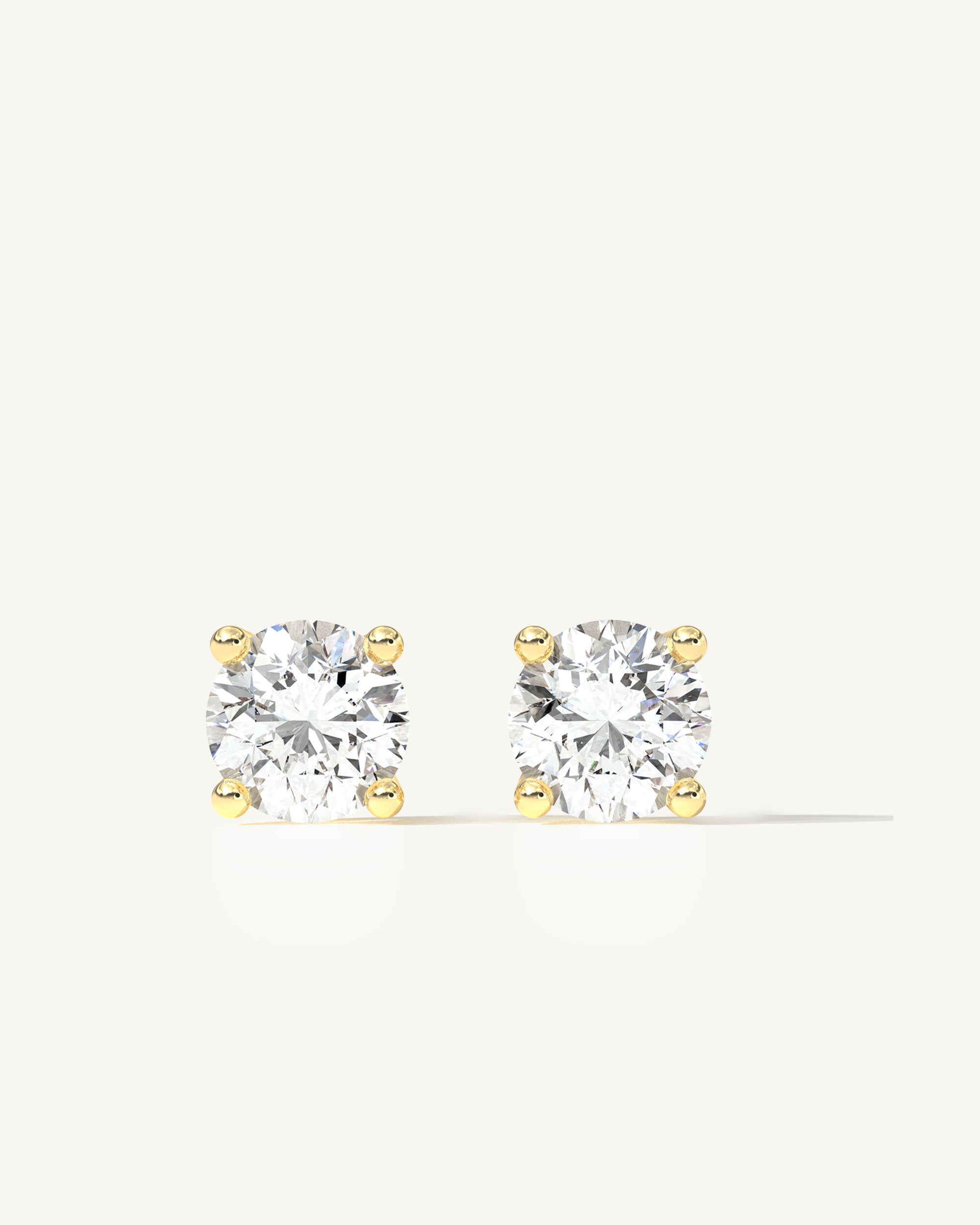 Tour IV Midi Diamond Stud Earrings