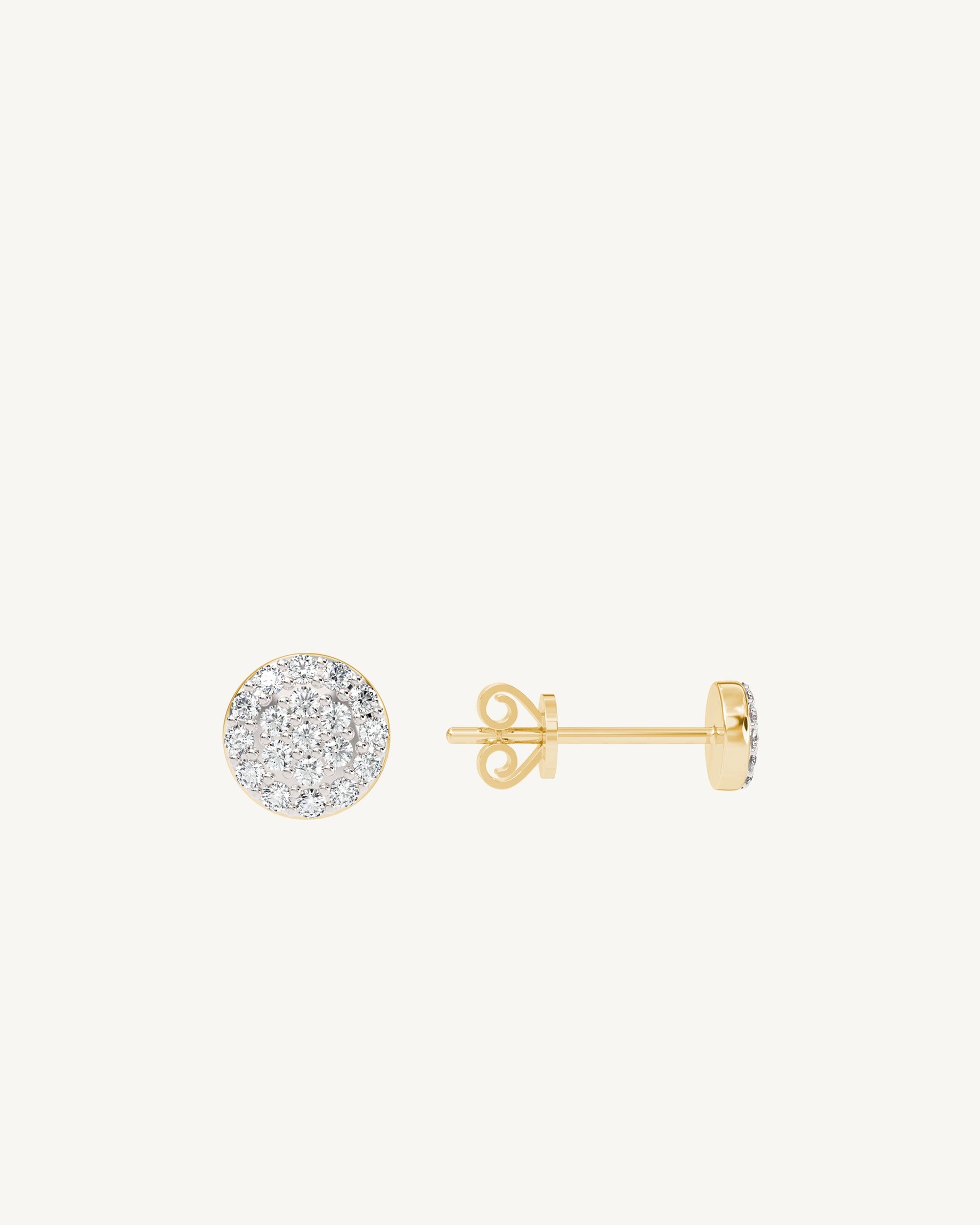 Amalfi Legacy Pave Diamond Stud Earrings